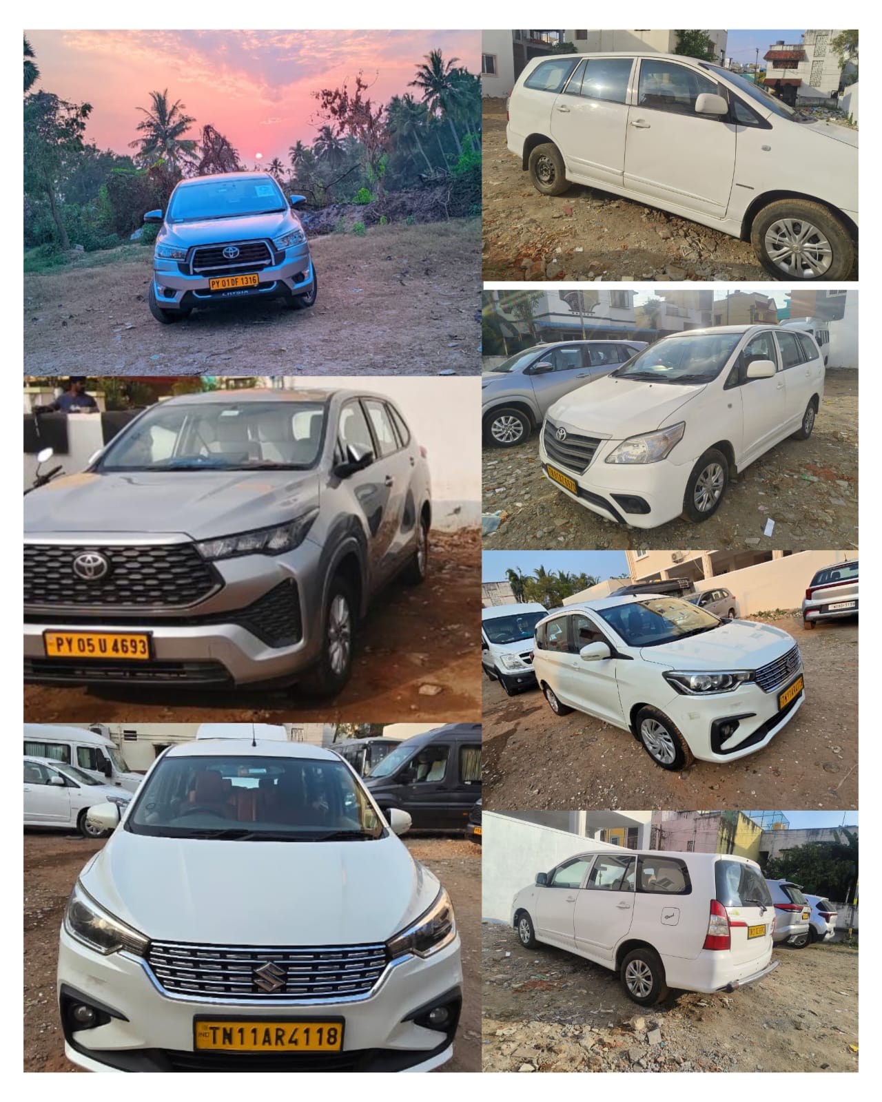 Car Rental – Toyota Innova Crysta